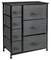Sorbus Dresser with Drawers - Furniture Storage Tower Unit for Bedroom, Hallway, Closet, Office Organization - Steel Frame, Wood Top, Easy Pull Fabric Bins